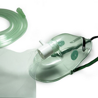 Livingstone Adult Oxygen Mask, Non-Rebreathing, with 2.1 metres Oxygen Tube, 1000ml Reservoir Bag, Non- Sterile, Each Each