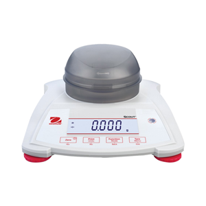 Ohaus Scout SPX Precision Balance, 220 Grams Capacity, 0.001 Grams Readability, 9.3cm Stainless Steel Round Pan, Each Each