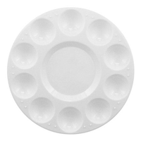 Palette, 10 Wells, Round, Recyclable Plastic, Each Each