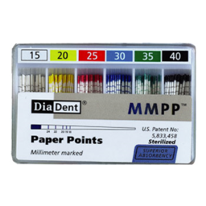 Diadent Colour Coded Paper Points
