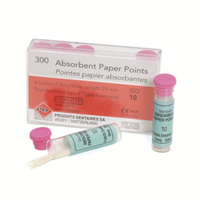 PD Absorbent Paper Points, ISO Size No. 45, Biodegradable, Sterile, White, 50/Vial, 6 Vials/Pack Pack