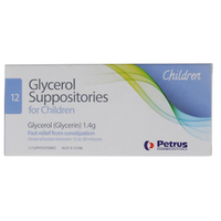 Glycerol Suppositories Child 12/Pack Pack