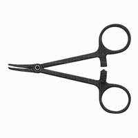 Kelly Hemostatic Forceps, 14cm, Straight, Recyclable Plastic, Each