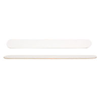 WHITE PLASTIC NAIL FILEREUSABLE COARSE/COARSE (3339) 10PK Pack