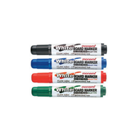 Penline Monami 4364 Whiteboard Marker, Bullet Point, 4mm, Pink, Each Each
