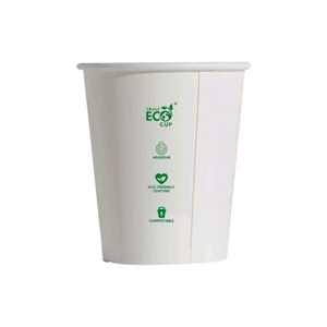 Pakchain Paper Cup, Single Wall, Aqueous Lined, 6oz or 180ml, Home and Garden Compostable, White, 1000 Pieces/Carton Carton
