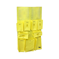 Neann PPE Door Caddy, 1140(H) x 650(W)mm, Yellow, Each Each
