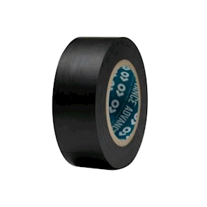 PVC Permacel Vinyl Protection Tape, 24mm x 30m, Black, Each Each