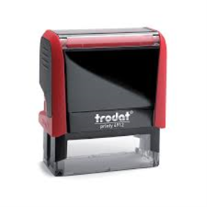 TRODAT 4912 17MM X 47MM RED ** DIRECT DEPOSIT ** Each