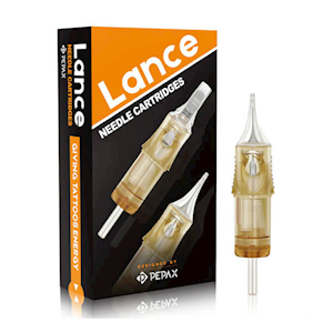 Pepax Cartridges, 5 Round Liner, ? 0.35mm, Long Taper, 20 Pieces/Box Box