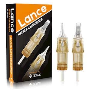 Pepax Cartridges, 7 Power Liner, ? 0.40mm, Extra Long Taper, 20 Pieces/Box Box