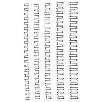 WIRE BINDING COILS 8MM BLACK BOX/100 Box