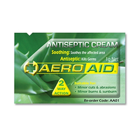 Out of Date, Aero Aid Antiseptic Cream, Tea Tree Melaleuca Oil, 1 Gram, Each, Price Discounted, While Stocks last Each