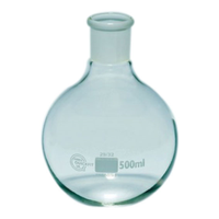 Mowbray Flask, Round Bottom, 500ml, Medium Neck, 24/29 Socket, Borosilicate Glass, Each Each
