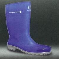 SANDFORD SKELLERUP NON SAFETY GUM BOOTS, SIZE 3, BLUE, KNEE LENGTH, POLYURETHANE, 1 PAIR