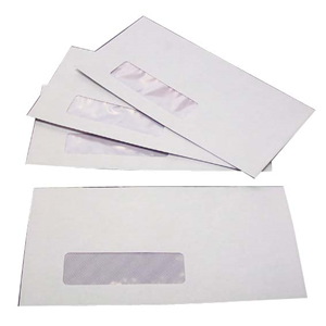 Env. 90x145mm 11b White W/f S/s Box/500 Each