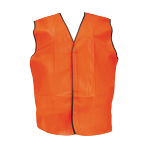 High Visibility Safety Vest, Large, Orange, Livingstone Melbourne, Each