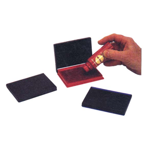 Sanfor Stamp Pad, Foam No. 1, 7 x 10.8cm, Black, Each Each