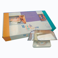 Livingstone Analogue Dial Type Baby Scale with Tray, Capacity: 10kg or 22lbs Dual Capacity, White, Each (7465/6510) Each