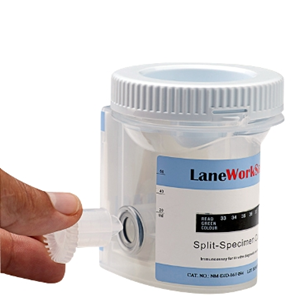 LaneWorkSafe Split-Specimen Cup, Each Each