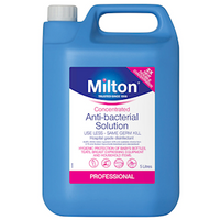Out of Date Milton Hospital Grade, Disinfectant, 2pct Double Concentration, 5L, Original Unopened , Price Discounted Limited Stock Each