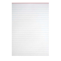 Spicers Office Pad, A5, Ruled, White, Each Each