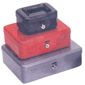 CASH BOXES 250MM(10") GREY 253X180X80MM 6 COIN COMPARTM EACH Each