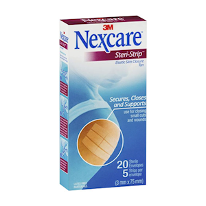 Nexcare Steristrips R1540 3mmx75mm, 20/Box Box