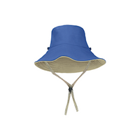 Livingstone Sun Hat, Bucket Style, Double Sided, Blue Beige, Each Each