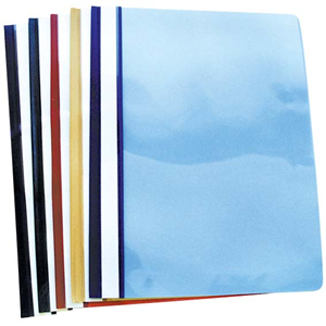 Pvc File A4 Clear Cover W/fastener 50/pk Pack
