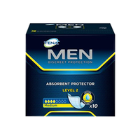 Tena Incontinence Underpad, 270 x 233mm, 288ml, Level 2, Men, 10/Pack Pack