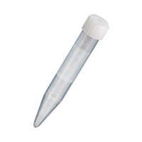 Livingstone Centrifuge Conical Tube, 10ml, 16mm x 103mm Length, Recyclable Polypropylene, Non-Sterile, Natural Cap, 200/Bag Bag
