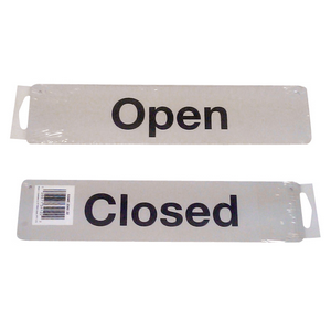 Styrox Open Closed Sign, SSME, Each, 256022 Each