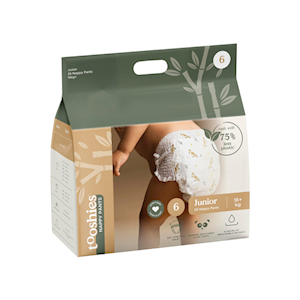 Tooshies Eco Nappy Pants, Size 6 Junior, 16kg+, 26 Pieces/Pack Carton