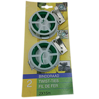 TWIST AND TIE WIRES 2X15M (EACH ROLL APPROX 50') Pack