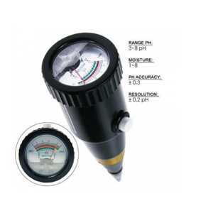 Soil Ph Meter, Scale Ph 3.5 Toph 9.0, Probe 160mm Set