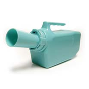 Livingstone Urinal Male, Spill-proof, Blue, Recyclable Plastic, 240 Grams, 1Litre, Non-spill capacity at 500ml, 100ml Graduation, Each Each
