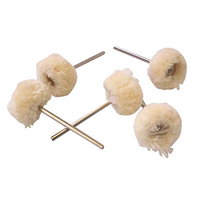 Lambs Wool Wheel, 21mm, xx Full Mounted, HP, Each Each
