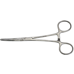 Adler Rochester Carmalt Haemostatic Artery Forceps, 16cm, Curved, Stainless Steel, Each Each