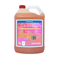 Whiteley Dermalux® Everyday Hand Soap, 5L, pH Balanced, Peaches & Apricots Scent, 3 Pieces/Carton