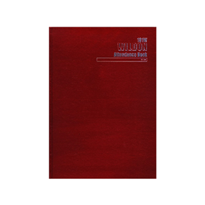WILDON ATTENDANCE BOOK A4 EACH Each
