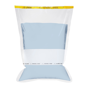 Whirl-Pak Flat Wire Bags with Write On Strip, 92oz, 2,721mL, 250 Pieces/Box Box