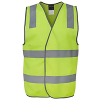 High Visibility Safety Vest, 5 Extra Large, Yellow, Each Each