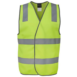 High Visibility Safety Vest, 5 Extra Large, Yellow, Each Each